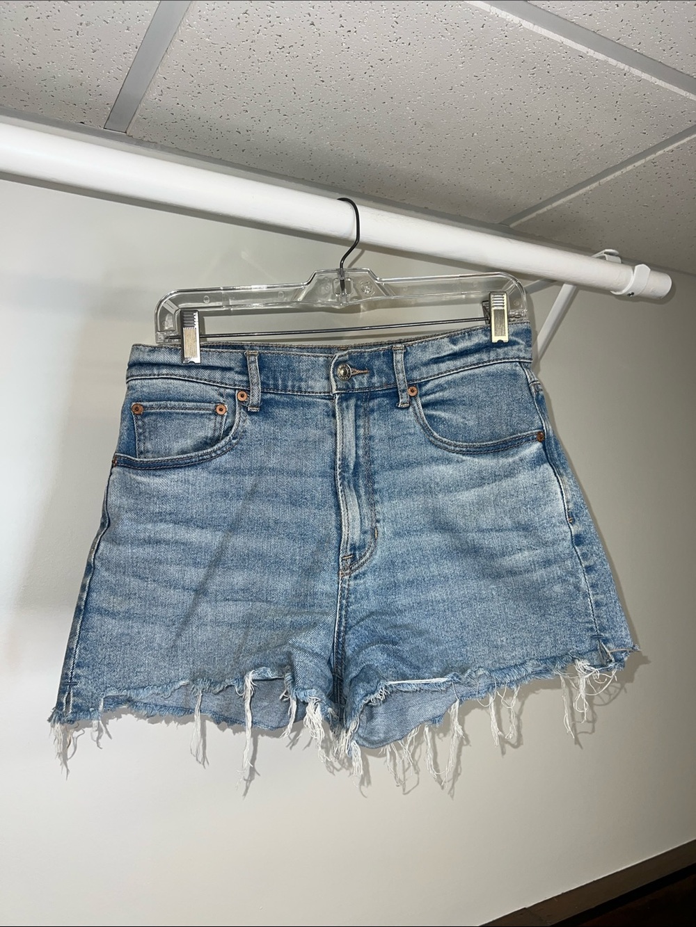 American Eagle Outfitters Highest Rise 90’s Boyfriend Jean Shorts- 6